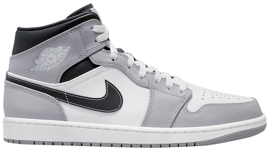 Air Jordan 1 Mid Light Smoke Grey 554724-078